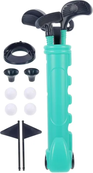 1 Set Golf Portable Golf Game Kit for Play Developmental Activity for Boys and Lightweight and Fun Parent Interaction for Playroom Supply