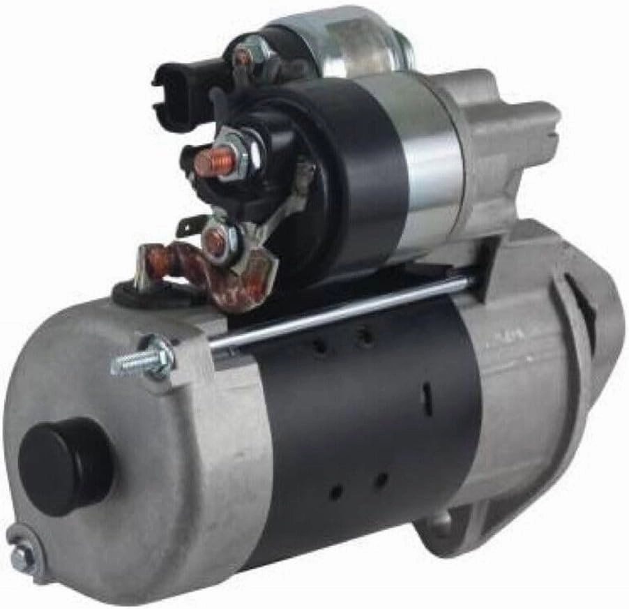12V Starter Fits Deutz Ag Tcd 2.9 Weidemann Loader 3080 04132652 1000124272 11Mm Unthreaded-Mounting Ears Includes Soft Start Relay-Specifications PMGR-Type 12 Lbs-Weight