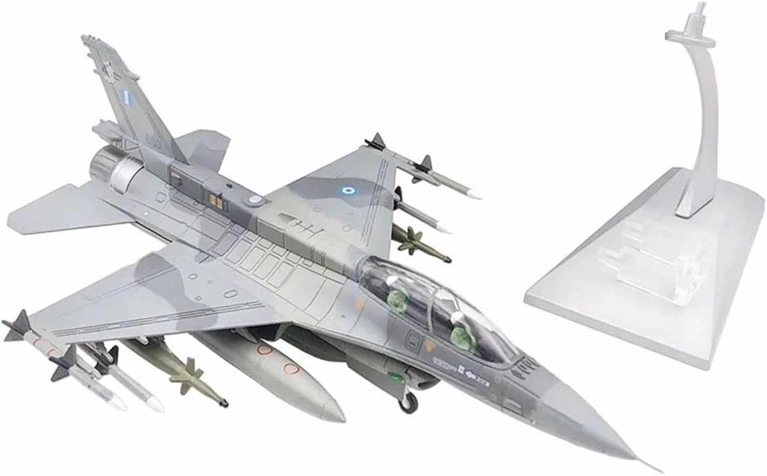1 72 Scale F-16D for Mira Ghost Block 50/52 Fighter Fighting Falcon Diecast Metal Plane Aircraft Model Miniatures Set(F-16D)