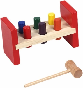 1 Set Wooden Hammering Educational Plaything for Promotes Hand Eye Coordination and Motor Skills Interactive Parent Activity Boys