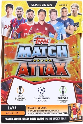 2021/22 Topps UEFA Champions League Match Attax Mega Tin | Lava