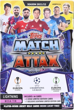 2021/22 Topps UEFA Champions League Match Attax Mega Tin | Lightning