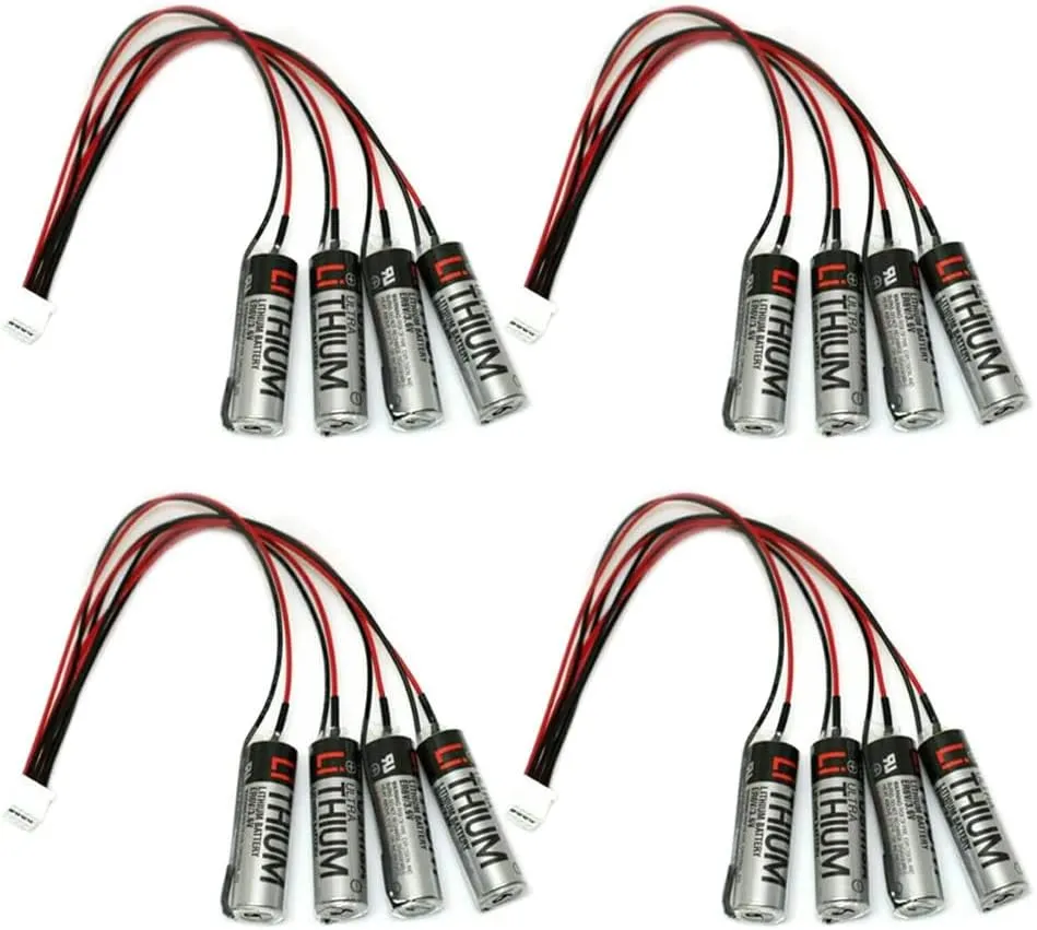 (4 Pack) ER6V/3.6V 8000mah HW0470360-A Battery Pack for YASKAWA Motoman Robot