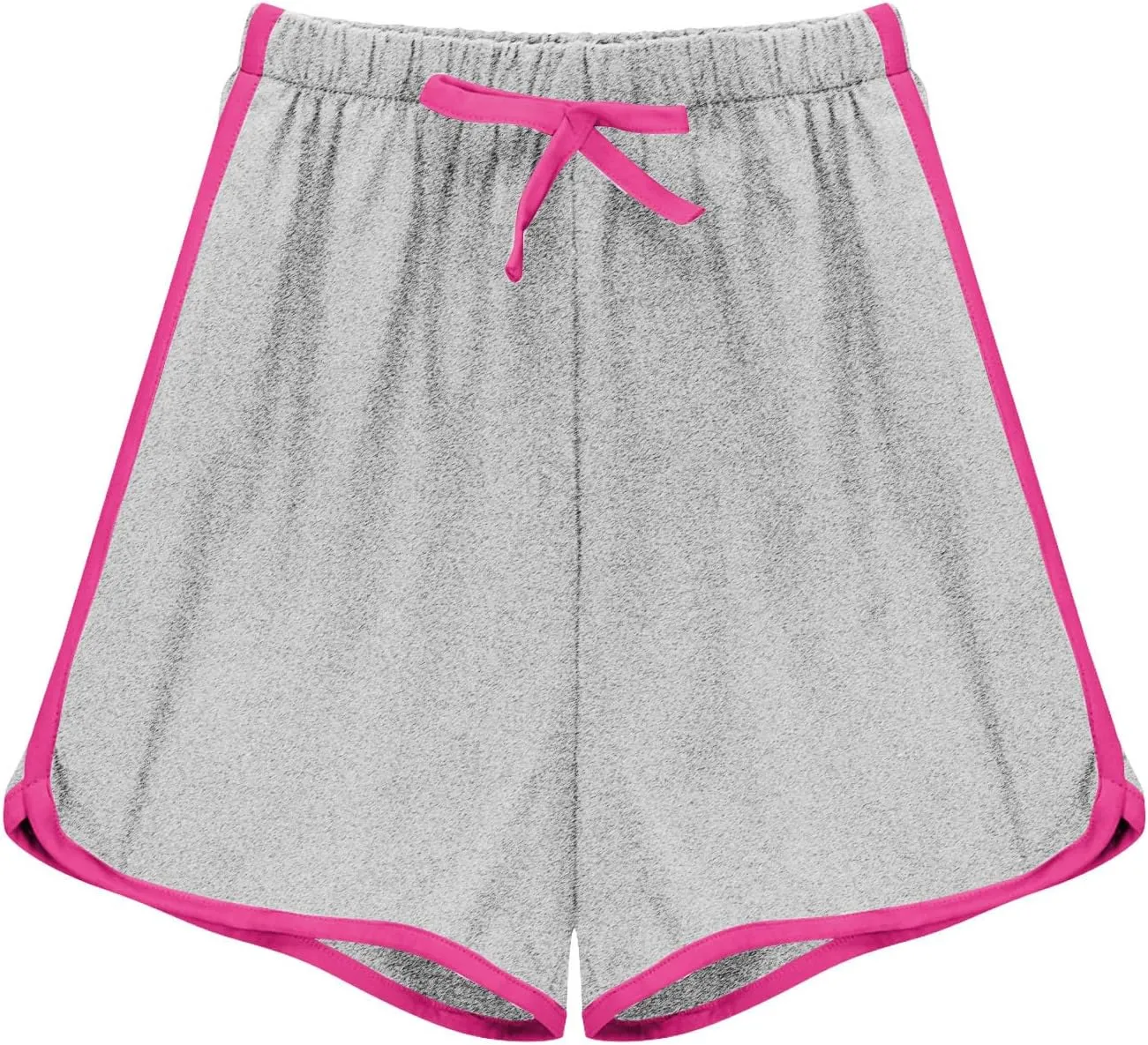 4-Pack Girls Athletic Shorts Casual Elastic Waist Kids Summer Running Dance Yoga Sports Shorts for for 3-11 Years