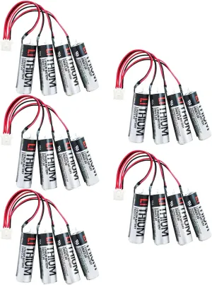 [5 Pack] 8000mAh ER6V/3.6V Lithium Battery Replacement for Yaskawa HW0470360-A Motoman Robot 149689-1