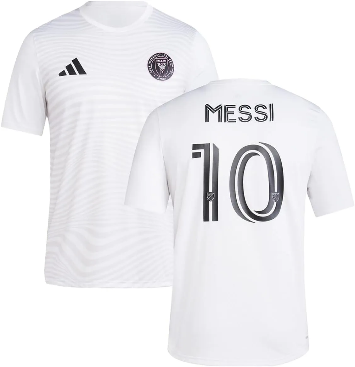 adidas Lionel Messi Inter Miami CF #10 Youth Size Player Name & Number Performance Shirt