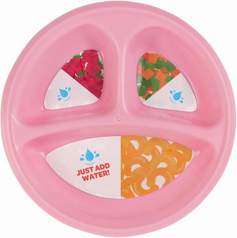 Adora Baby Doll Accessory and Magic Feeding Set, Includes Magic Plate, Disappearing Milk Bottle, Bib, Fork, and Spoon, Birthday Gift For Ages 2 