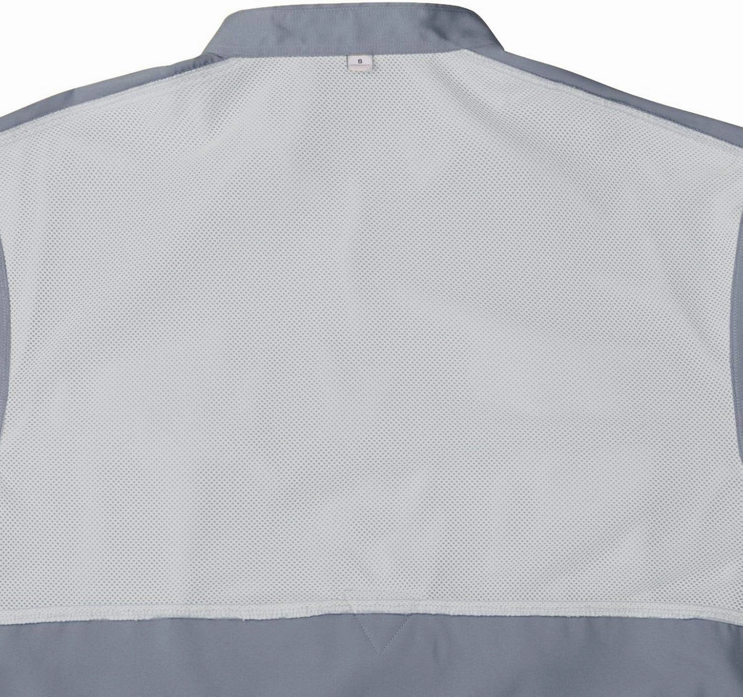 Alimens & Gentle Short Sleeve Fishing Shirt Wicking Fabric Sun Protection Casual Button Down Shirts