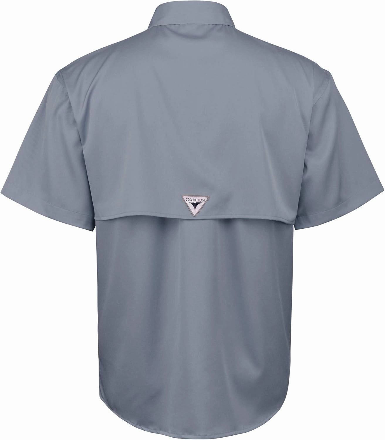 Alimens & Gentle Short Sleeve Fishing Shirt Wicking Fabric Sun Protection Casual Button Down Shirts