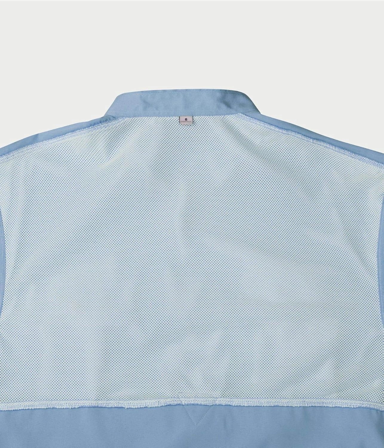 Alimens & Gentle Short Sleeve Fishing Shirt Wicking Fabric Sun Protection Casual Button Down Shirts