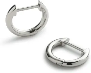 Ana Luisa Huggie Hoop Earrings for Women Trendy - Small Single & Double Hoops For Women - 14K Gold Plated, Silver Rhodium & Gold Two-Tone Hoop Earrings - Hypoallergenic, Water-Resistant & Tarnish-Free