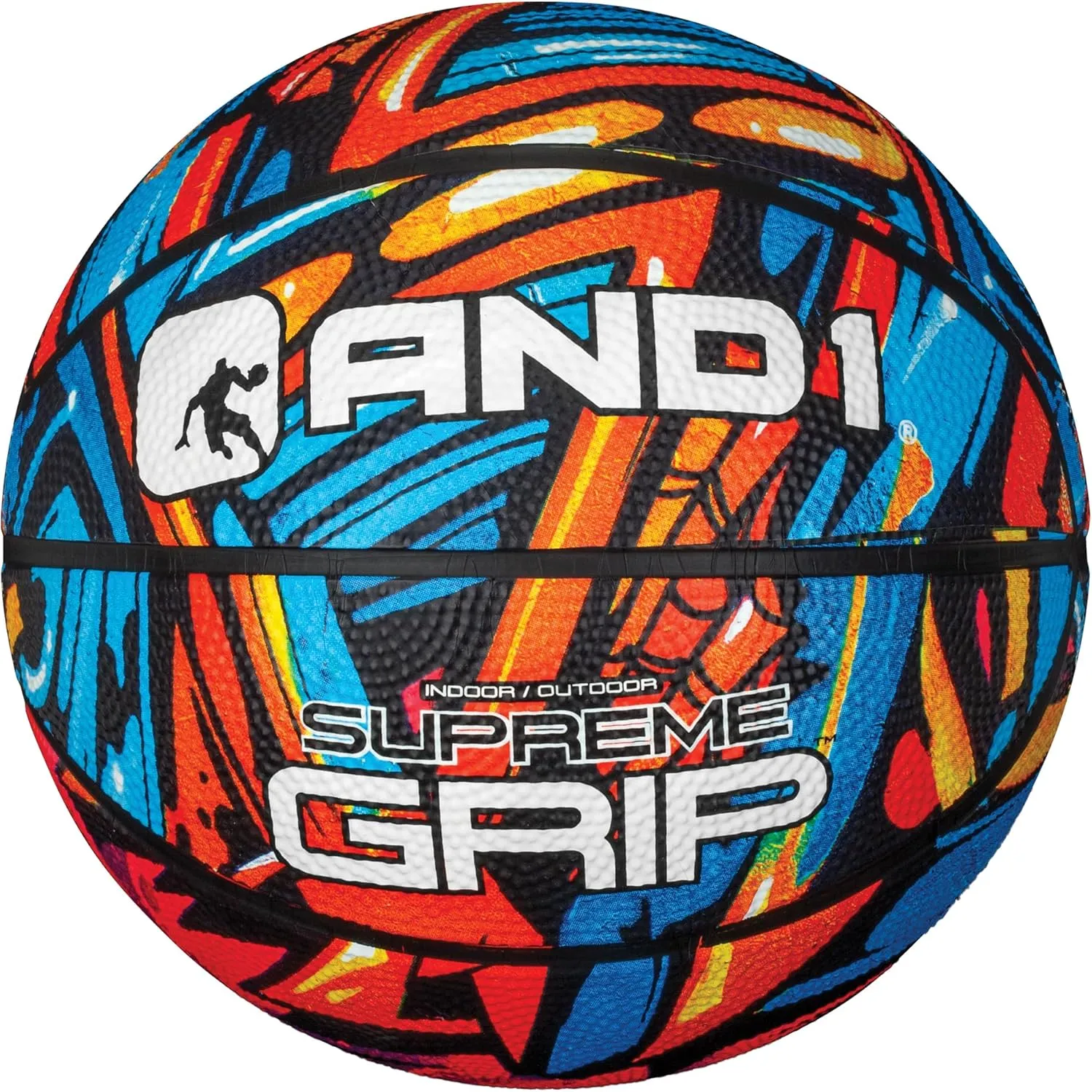 AND1 Mini Basketball 3 Pack Set for Kids (Deflated w/Pump Included): - Size 3 7-Inch Premium Youth Size Basketballs, Easy to Grip