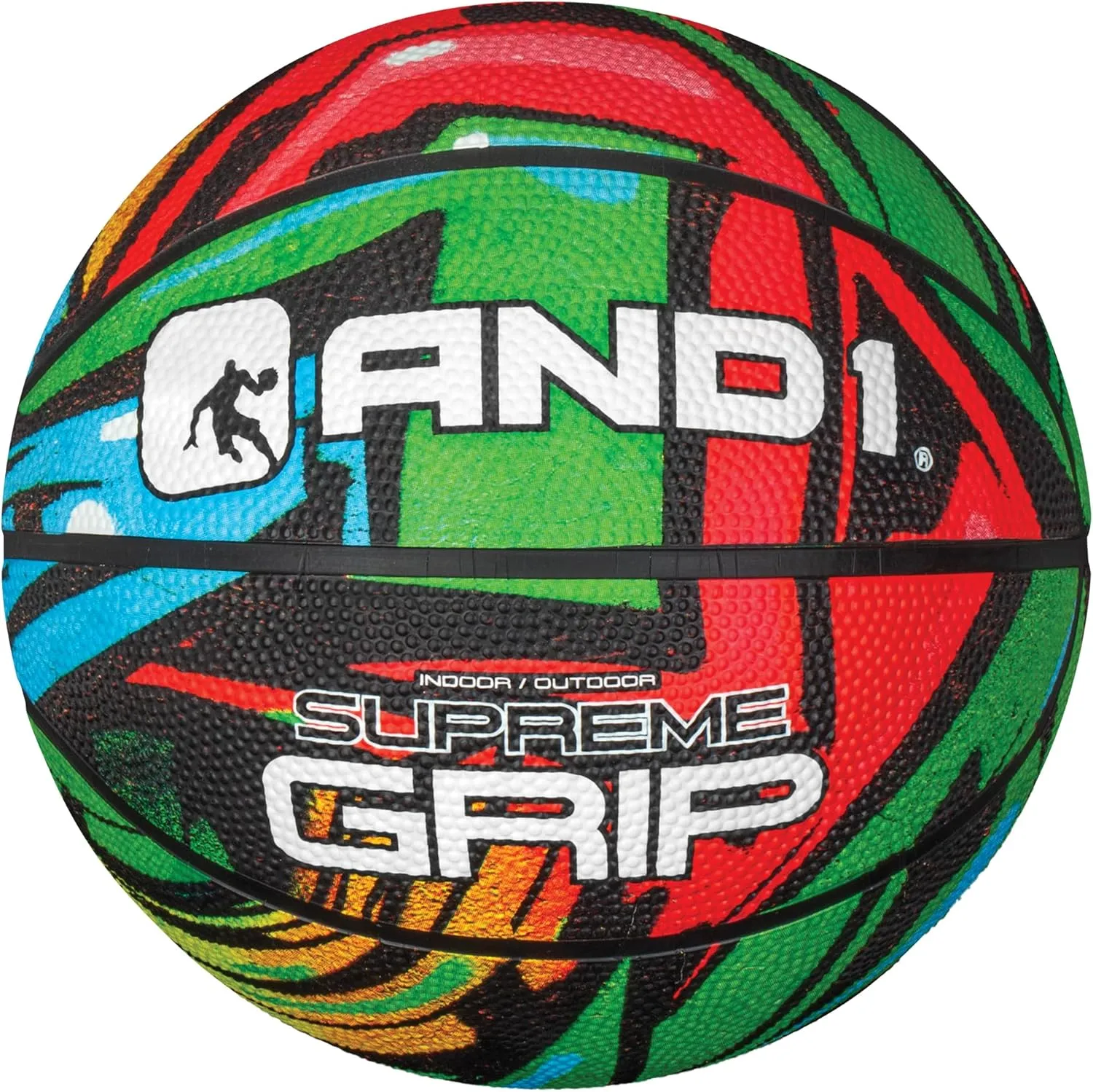 AND1 Mini Basketball 3 Pack Set for Kids (Deflated w/Pump Included): - Size 3 7-Inch Premium Youth Size Basketballs, Easy to Grip