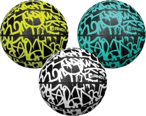 AND1 Mini Basketballs Set for Kids: - 3 Pack of Premium Youth Size Basketballs, Easy to Grip, Shoot & Dribble, Made for Indoors and Outdoors- Graffiti Series