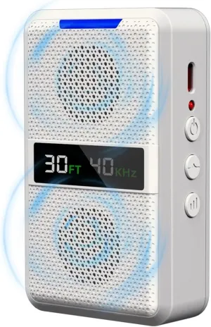 Anti Barking Device for Dogs, Ultrasonic Dog Bark Deterrent Devices, Adjustable Frequency & Range, Type-C Rechargeable