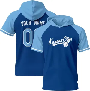 ANTKING Short Sleeve Hoodie T-Shirt Personalized Custom Name Number for Youth Men Gifts