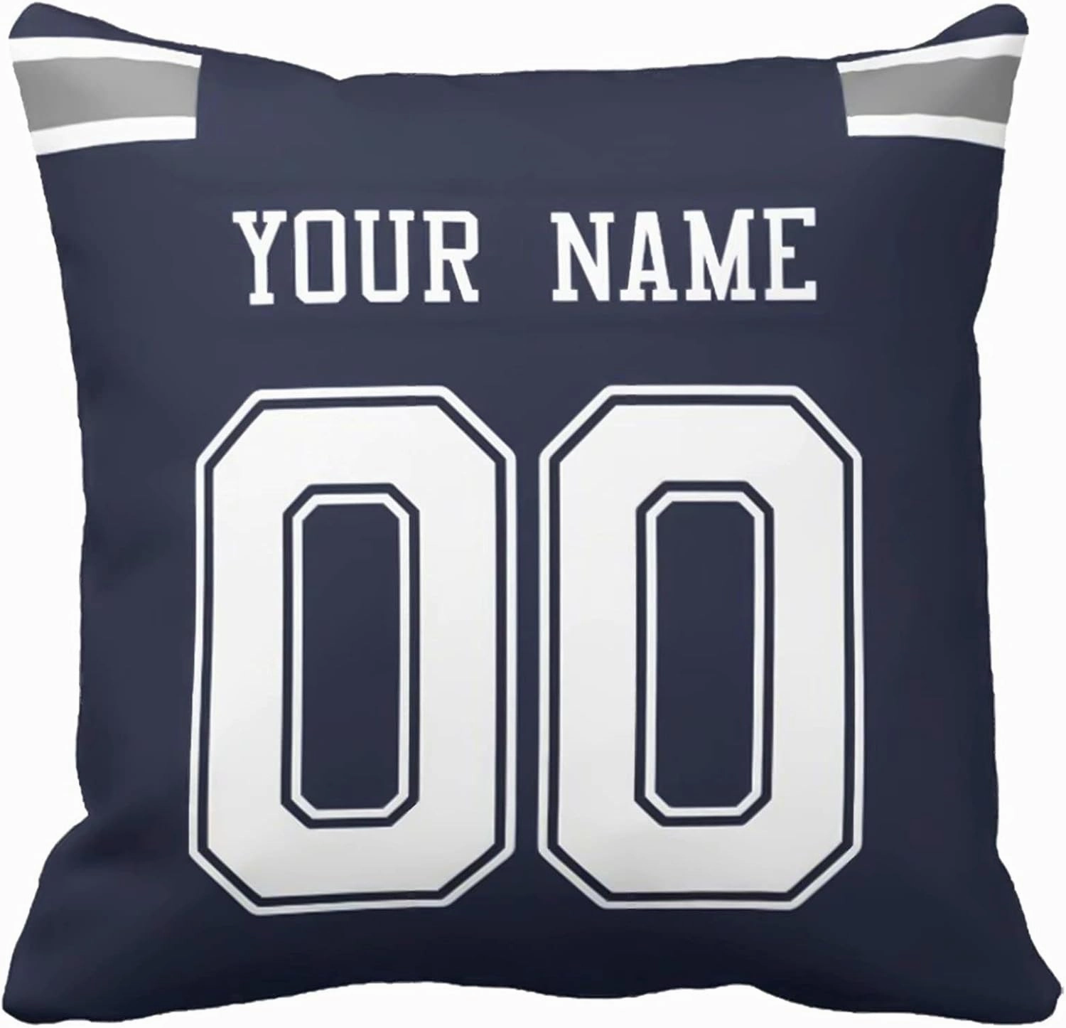 ANTKING Throw Pillow 2 Packs Custom Personalized Any Name and Number for Men Women Boy Gift