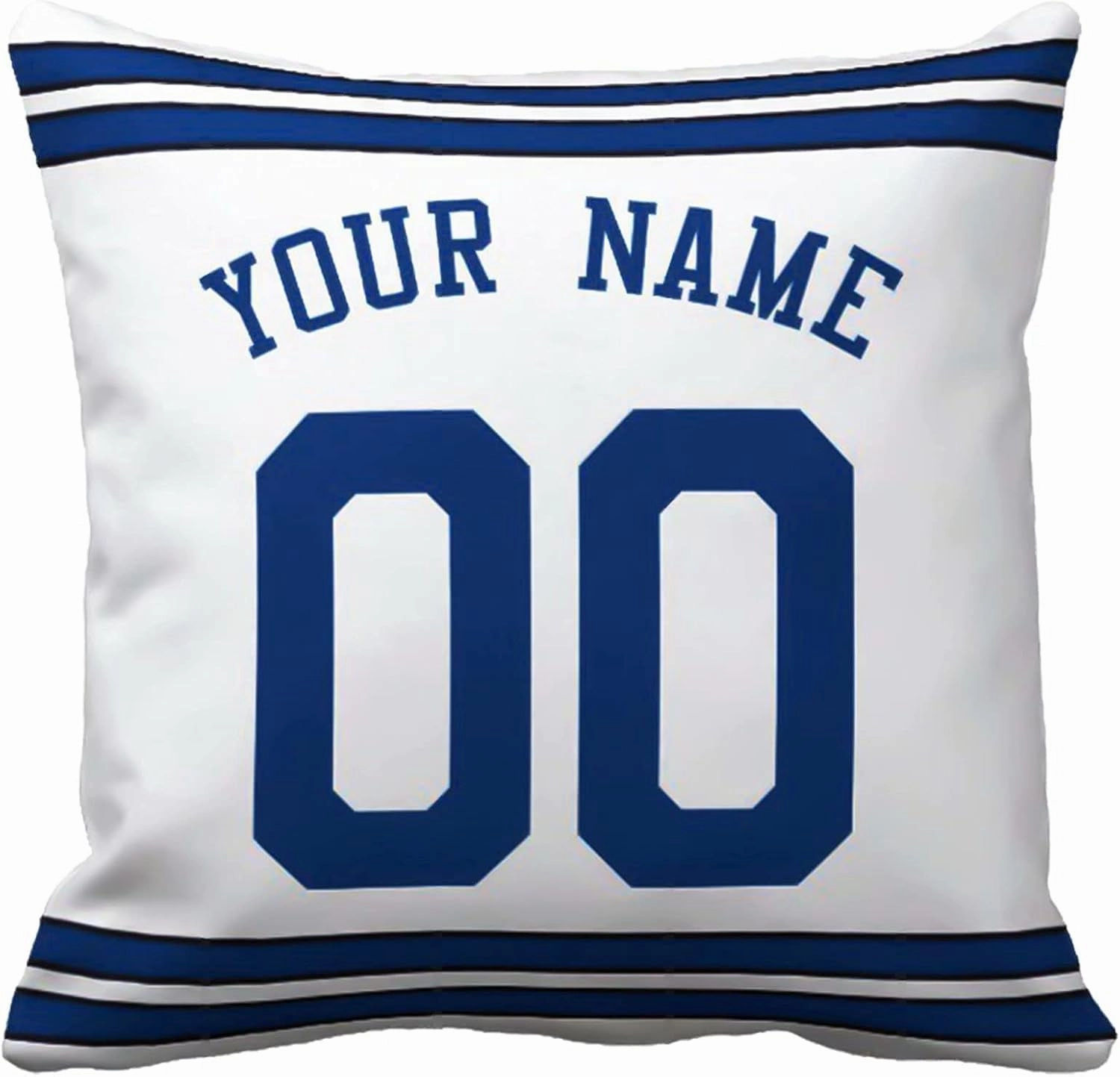 ANTKING Throw Pillow 2 Packs Custom Personalized Any Name and Number for Men Women Boy Gift