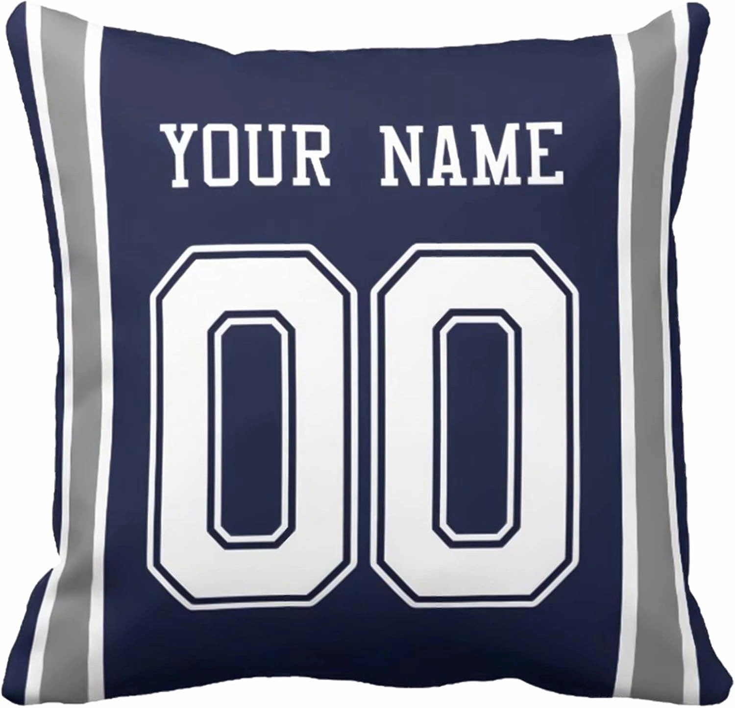 ANTKING Throw Pillow 2 Packs Custom Personalized Any Name and Number for Men Women Boy Gift