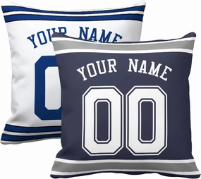 ANTKING Throw Pillow 2 Packs Custom Personalized Any Name and Number for Men Women Boy Gift