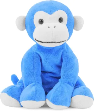 Ape Monkey Stuffed Animal Plush Toys, Soft Cute Blue Monkey Toy for Toddlers & Kids, 7.9"