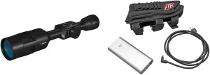 ATN X-Sight 4K Pro (Gen 4) Smart Day/Night Hunting Scope Bundle with 20,000mAh Battery Pack
