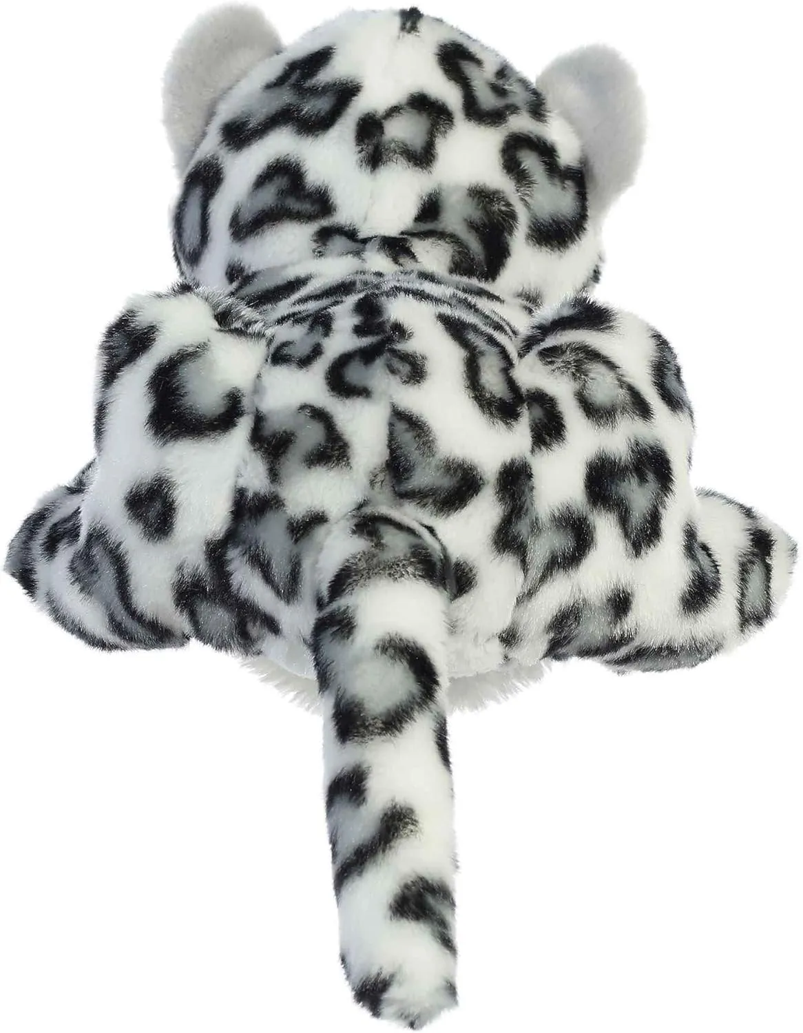 Aurora® Interactive Hand Puppet Snow Leopard Stuffed Animal - Storytelling Adventures - Playful Learning - White 12 Inches