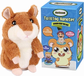 Ayeboovi Toddler Toys Talking Hamster Repeats What You Say Interactive Fun Toys Birthday Gift | Stuffed Animals Autism Toy Gifts for 3 4 5  Year Old Girls Boys