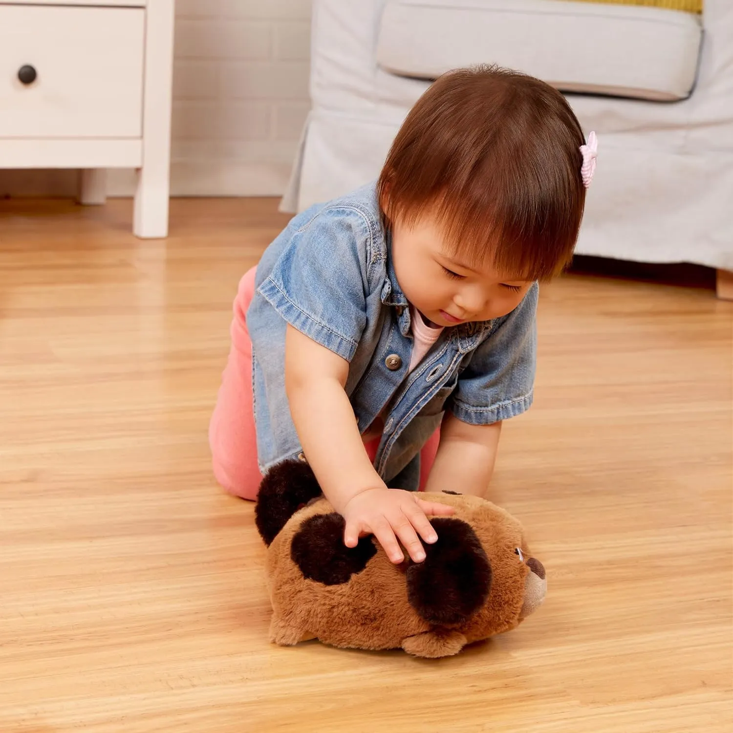 Battat – Plush Crawling Toy Dog – Interactive Stuffed Animal – Toy Puppy With Movement & Sounds – Tummy Time Toys For Toddlers – 12 Months   – Wag n' Waddle Pup