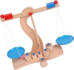 BESPORTBLE 1 Set Wooden Balance Scale Model Kit DIY Assembled Educational for Promote Early Learning of Scale and Balance Material with Smooth Surface for Classroom and Home Use