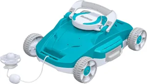 Bestway: AquaTronix: G200 Robotic Pool Vacuum - Cordless Debris Cleaning for Flat-Bottom in/Above Ground Swimming Pools, Maintenance Up to 538 SqFt