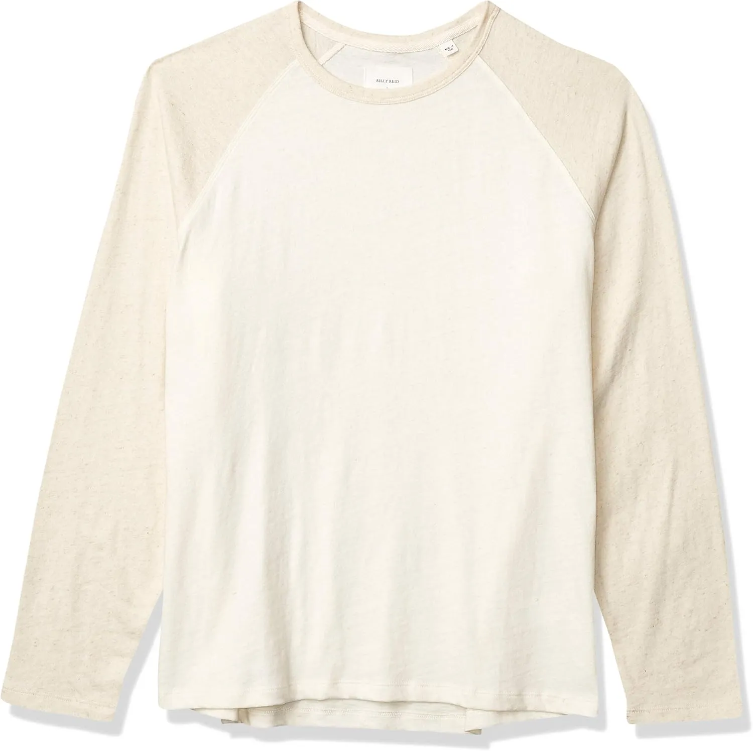 Billy Reid Cotton Linen L/S Baseball Tee