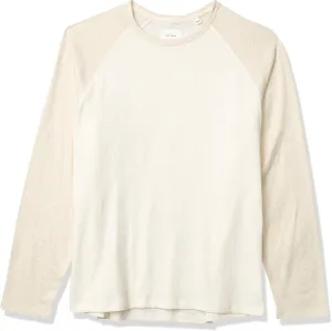 Billy Reid Cotton Linen L/S Baseball Tee