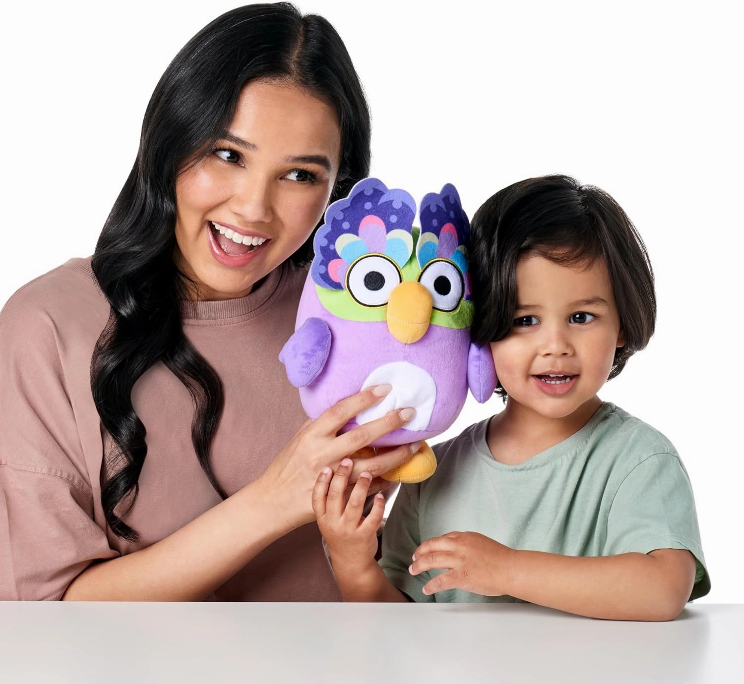 Bluey Chattermax 10" Talking Plush – Sound Effects, Voice Recorder with Chat Back, Interactive Stuffed Animal, Soft Deluxe Fabric, Cuddly Toy for Kids, Batteries Included.
