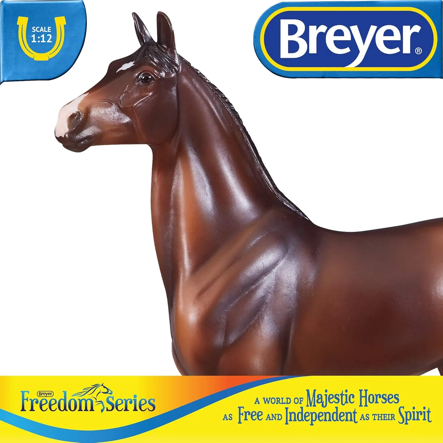Breyer Freedom Series (Classics) Mahogany Bay Thoroughbred | Model Horse Toy | 1:12 Scale (Classics) | 9" L x 6" H | Model #951