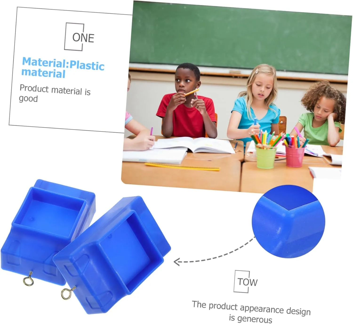 Cabilock 2sets Plastic Mechanics Trolley Educational Equipment Student Mechanics Set Interactive Toy Teaching Tool 2pcs*2