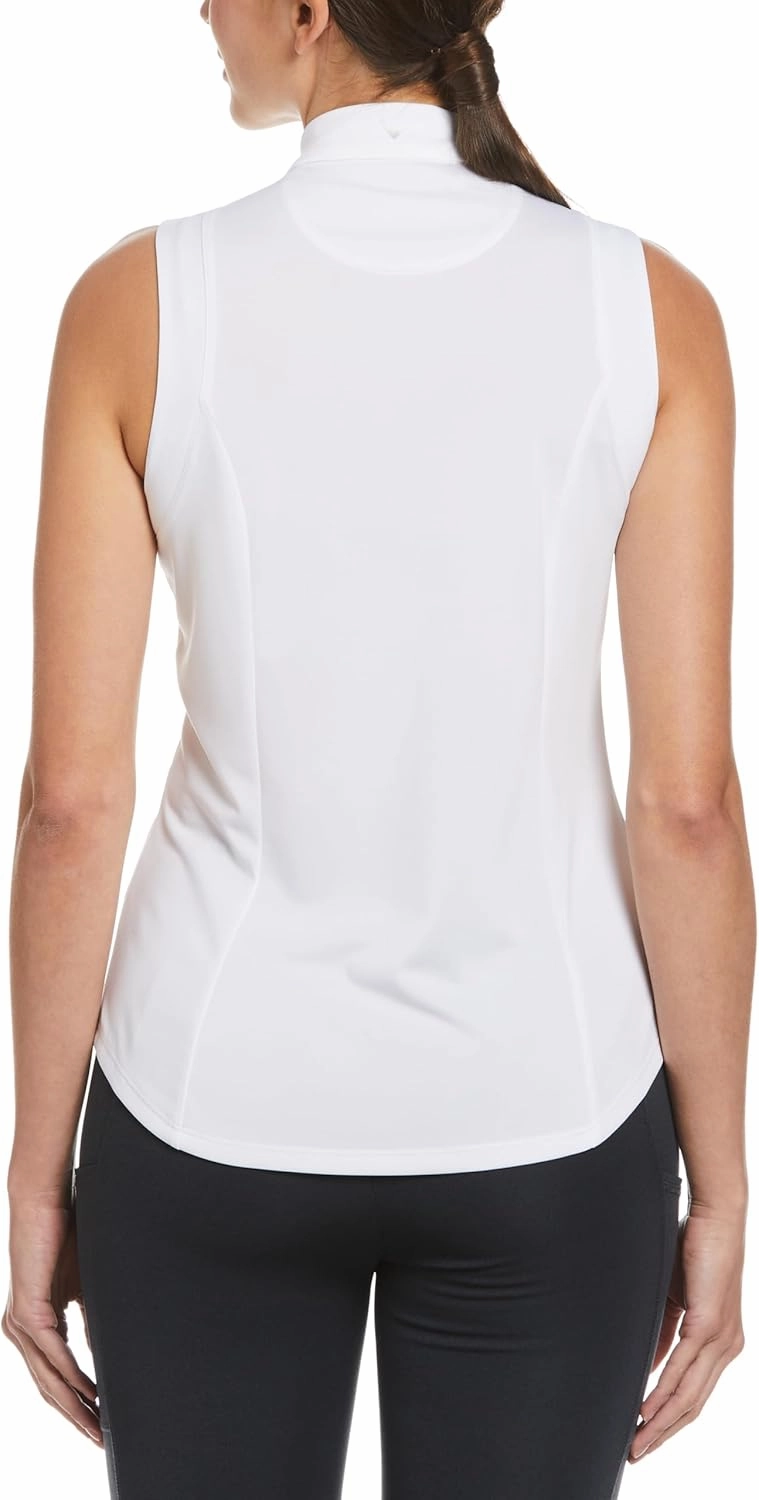 Callaway Women's Heather Sleeveless Golf Polo Shirt
