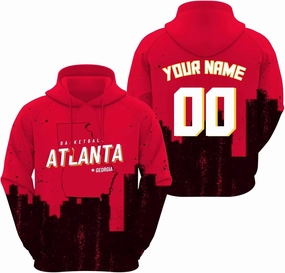 City Custom Basketball Sweatshirt Hoodie Personalized Sweatshirt Name Number Gifts for Fans