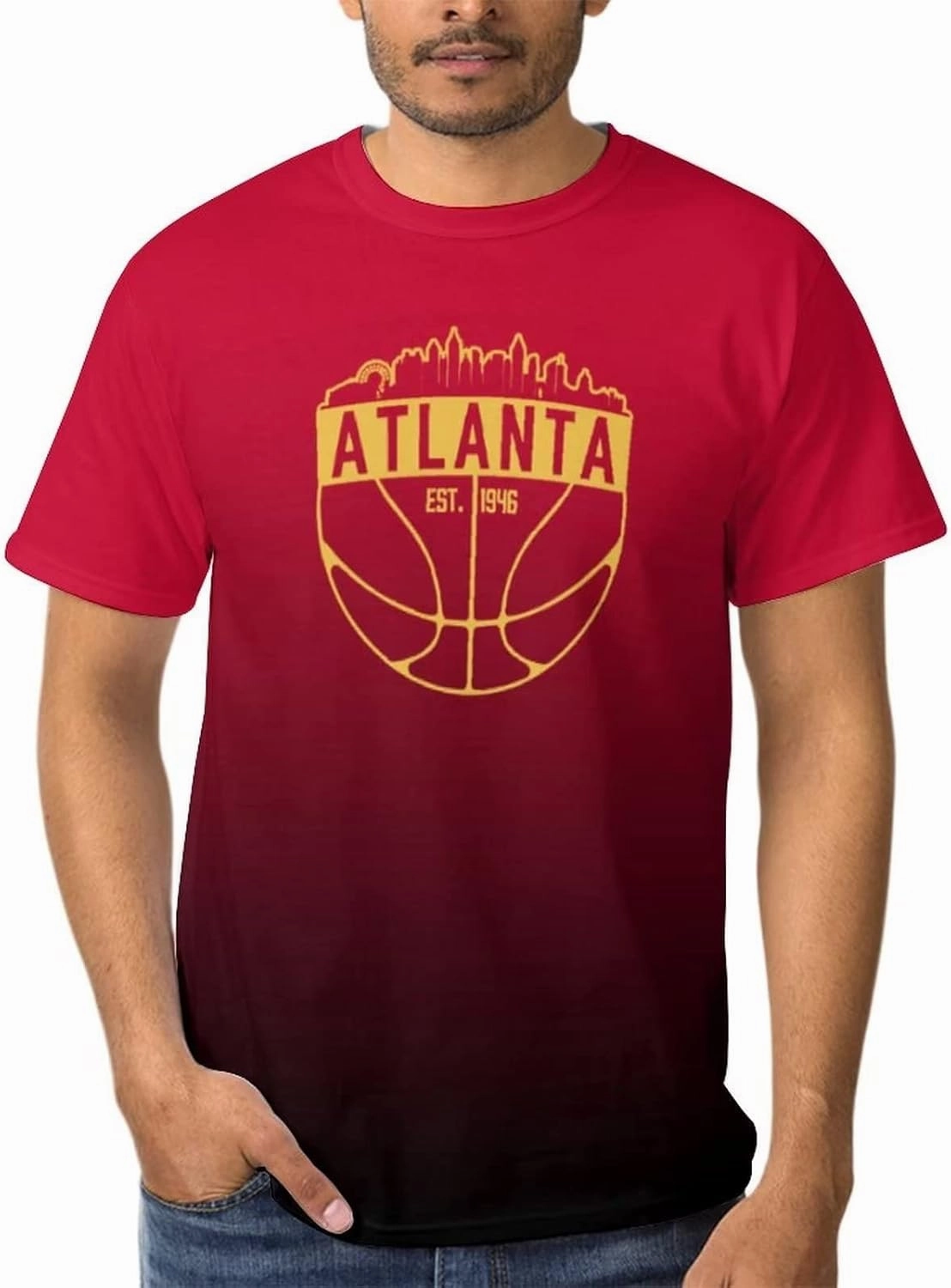 City Custom T-Shirt Team Basketball Shirt Sports Personalized Design Any Name Number Great Gifts for Basketball Fans