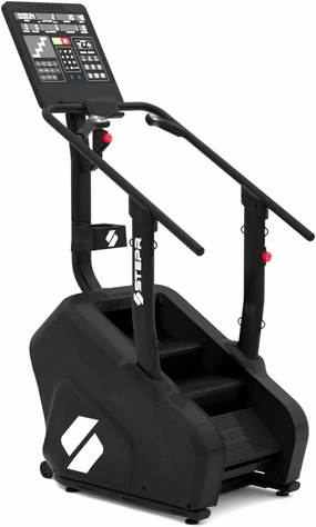 Classic Stair Master with LED Touchscreen, Commercial Grade Stairmaster Machine for Home, 140 Steps/Min, Bluetooth Stepper Machine, Resistance Band Attachments, Mobile App, 375 lb Capacity