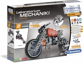 Clementoni 60955 Laboratory Mechanics Chasers Educational Pads Set for Children from 8 Years Old Polish Version