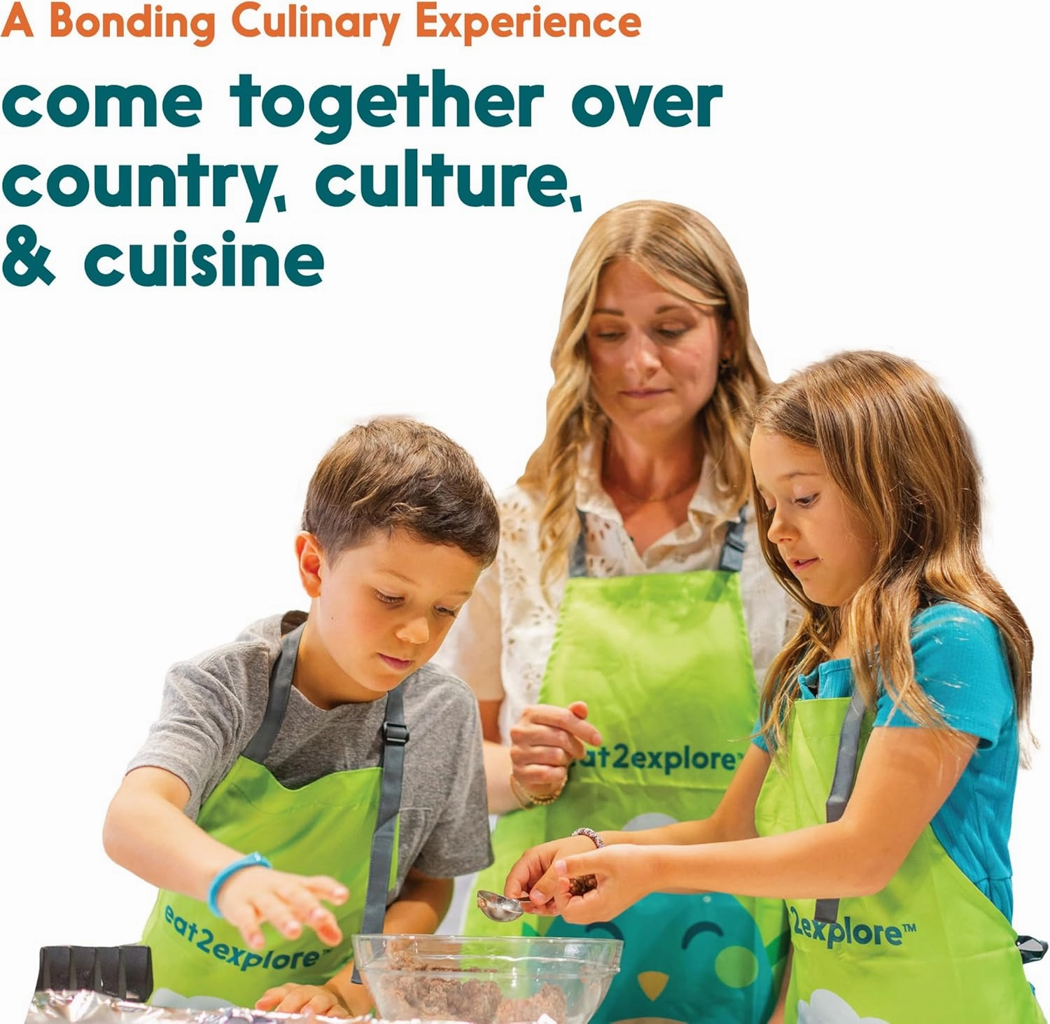 Cooking Kits for Kids - Interactive & Educational Set with 3 Recipe Cards, Key Ingredients & Cooking Tools - Ideal Idea for Kids who Love to Create Meals (South Korea Edition)