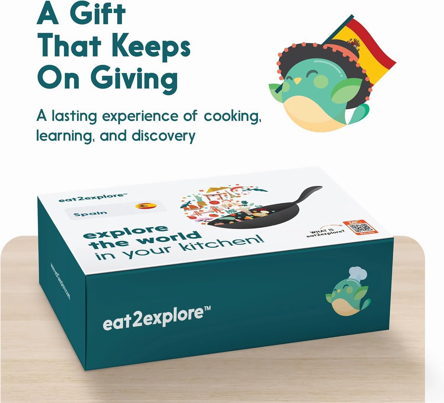 Cooking Kits for Kids - Interactive & Educational Set with 3 Recipe Cards, Key Ingredients & Cooking Tools - Ideal Idea for Kids who Love to Create Meals (Spain Edition)