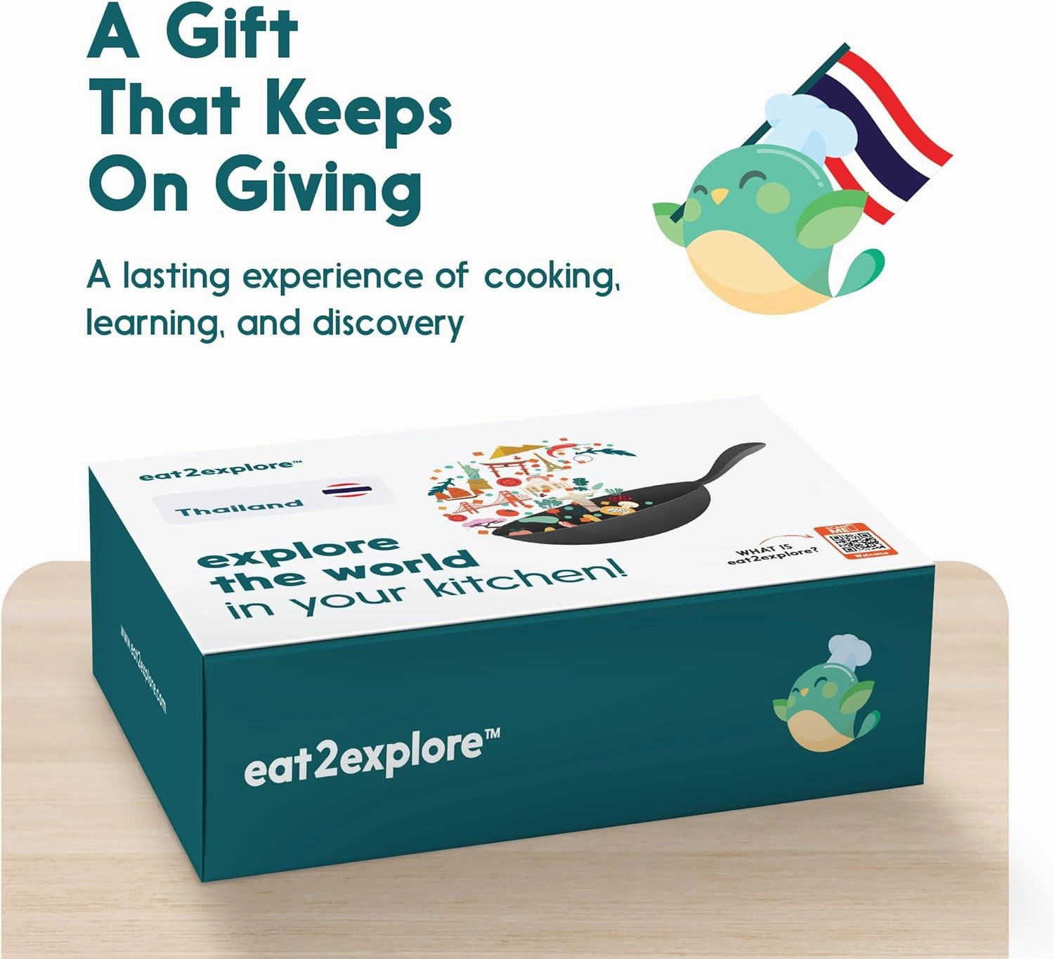 Cooking Kits for Kids - Interactive & Educational Set with 3 Recipe Cards, Key Ingredients & Cooking Tools - Ideal Idea for Kids who Love to Create Meals (Thailand Edition)