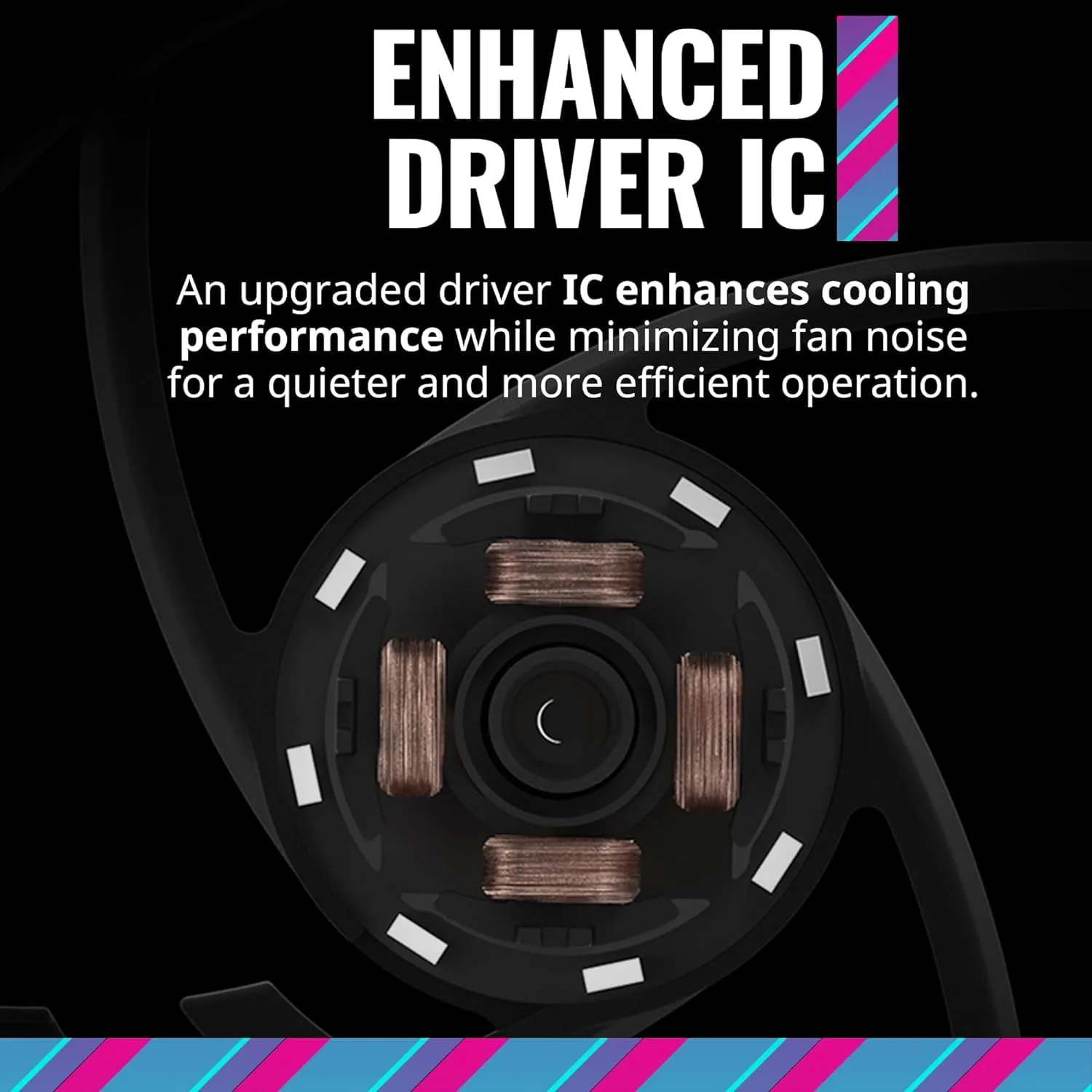 Cooler Master MasterFan MF120 Halo2 ARGB: Case & Cooling Fan, Dual Ring Addressable RGB Lighting, Rifle Bearing, Enlarged Air Balance Blades with Jam Sensor Protection & Upgraded Driver IC - 120mm