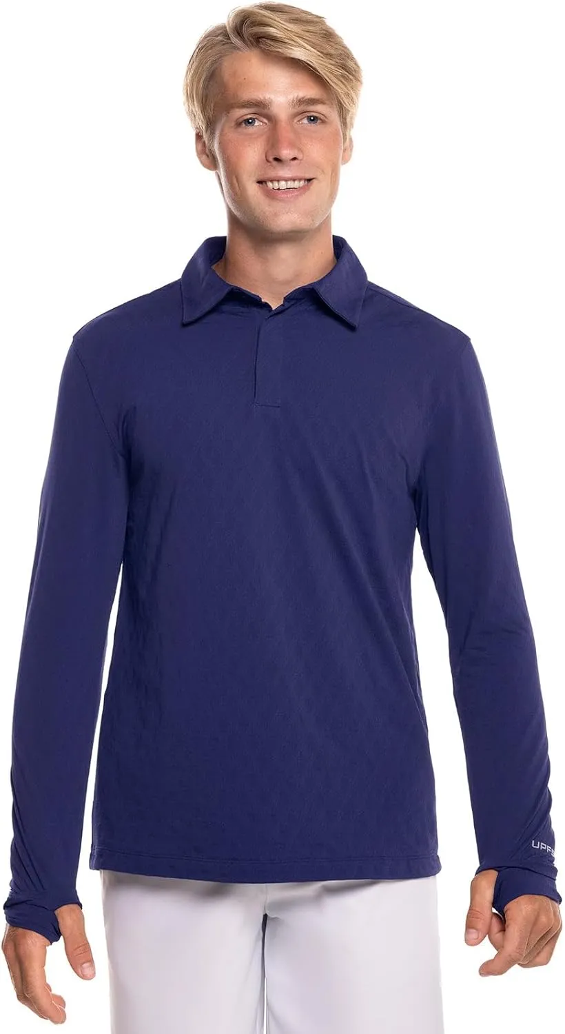 Coolibar UPF 50  Men's Arobello Polo - Sun Protective