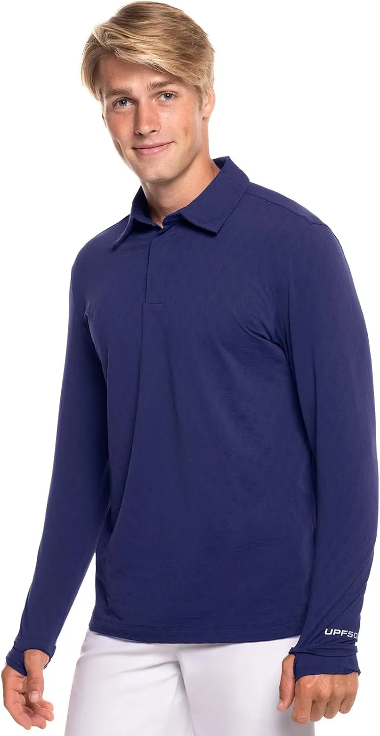 Coolibar UPF 50  Men's Arobello Polo - Sun Protective