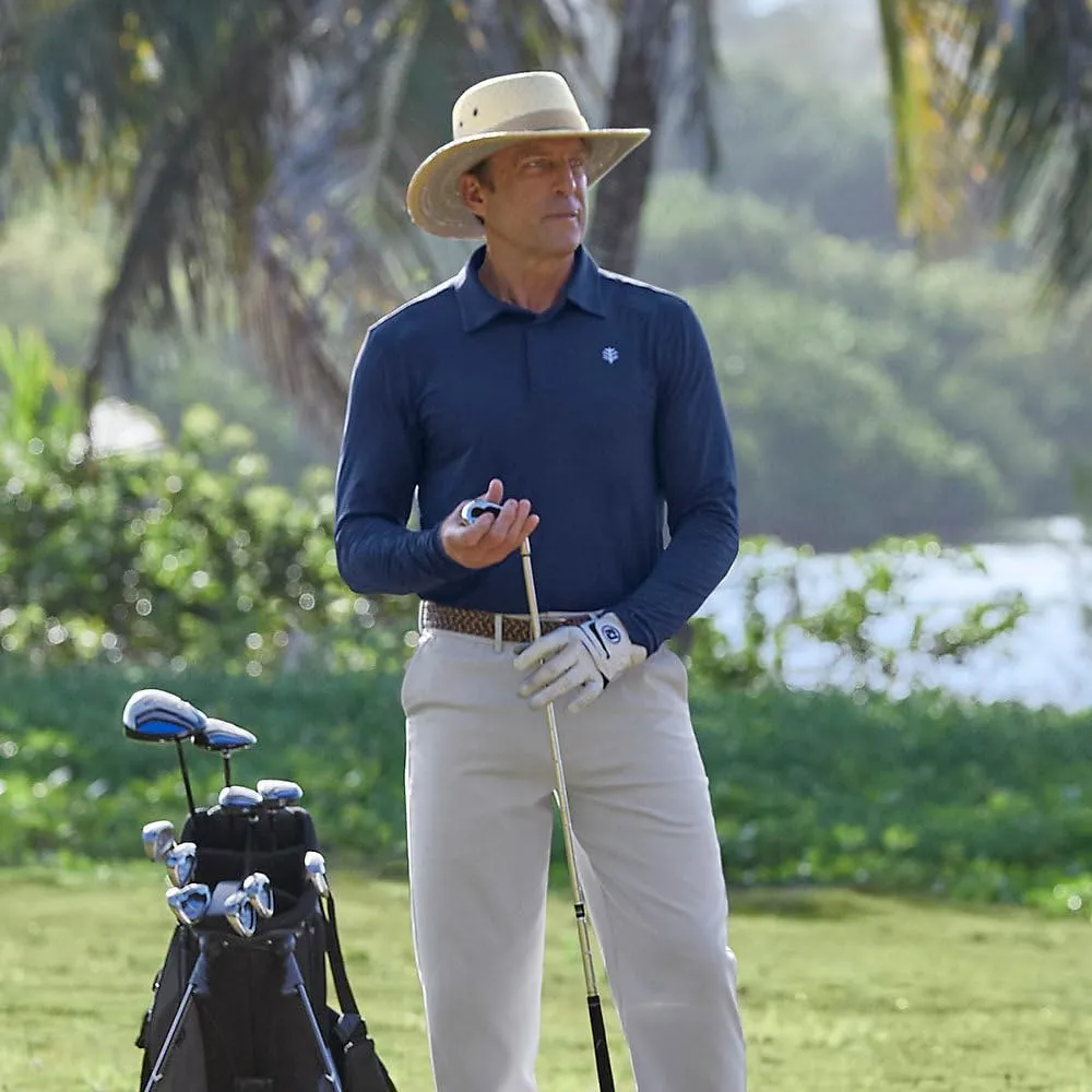 Coolibar UPF 50  Men's Arobello Polo - Sun Protective