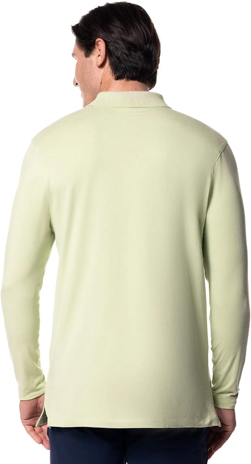 Coolibar UPF 50  Men's Coppitt Long Sleeve Weekend Polo - Sun Protective