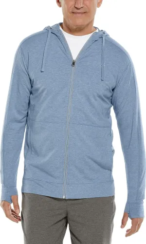 Coolibar UPF 50  Men's LumaLeo Full Zip Hoodie - Sun Protective
